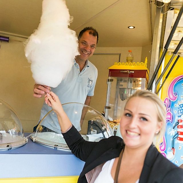 suikerspin huren bij KMG events